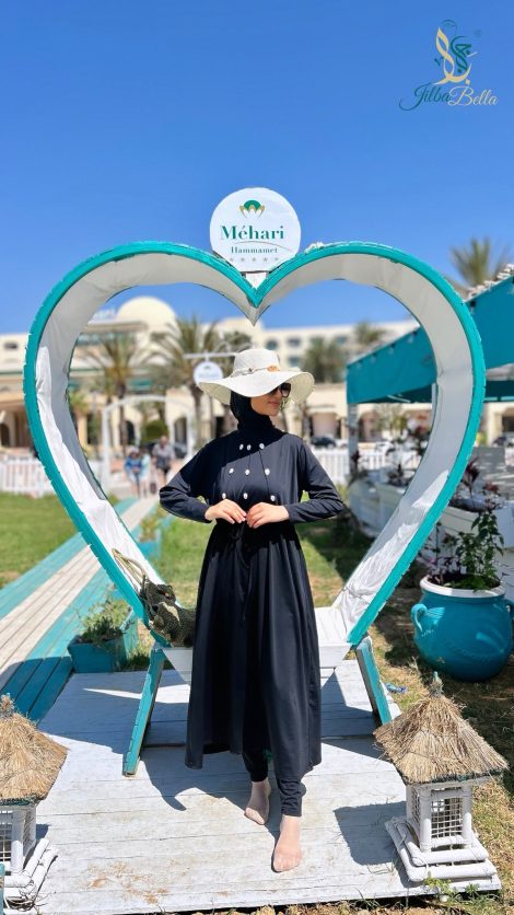 Ensemble Burkini Sadaf by Zoumoroda – 3 Pièces Chic