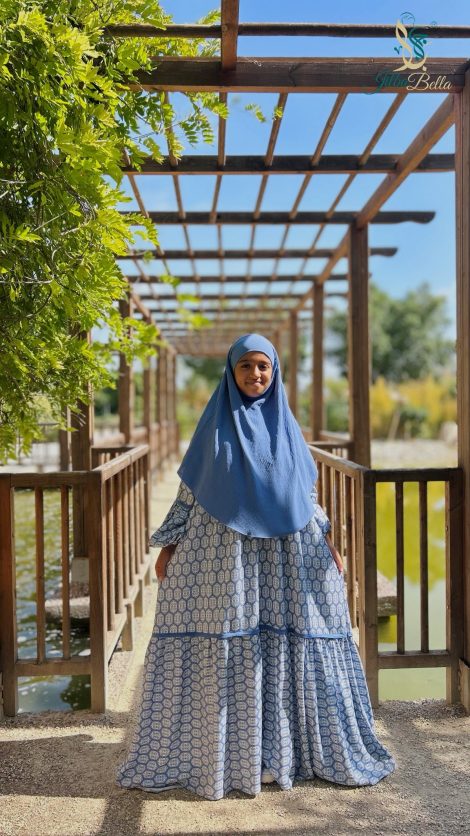 Ensemble Robe Jeans & Isdel Froissé Safa – Look Tendance pour Fille